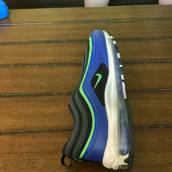 Nike Black and Blue Athletic Sneakers - Picture 4 of 6